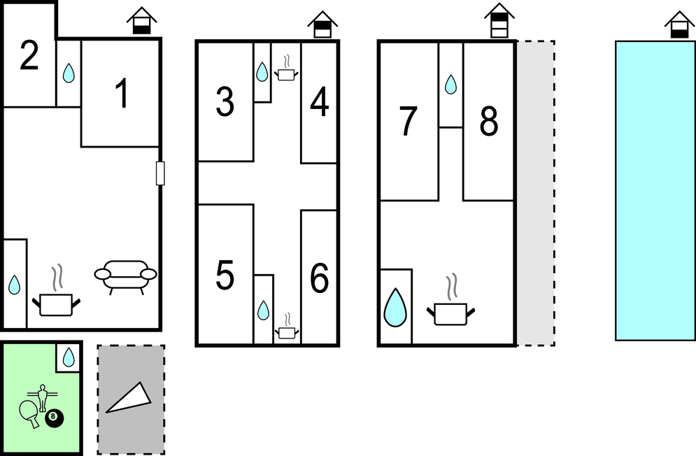 Ferienhaus - Pag-Kosljun , Kroatien - CKP628 
