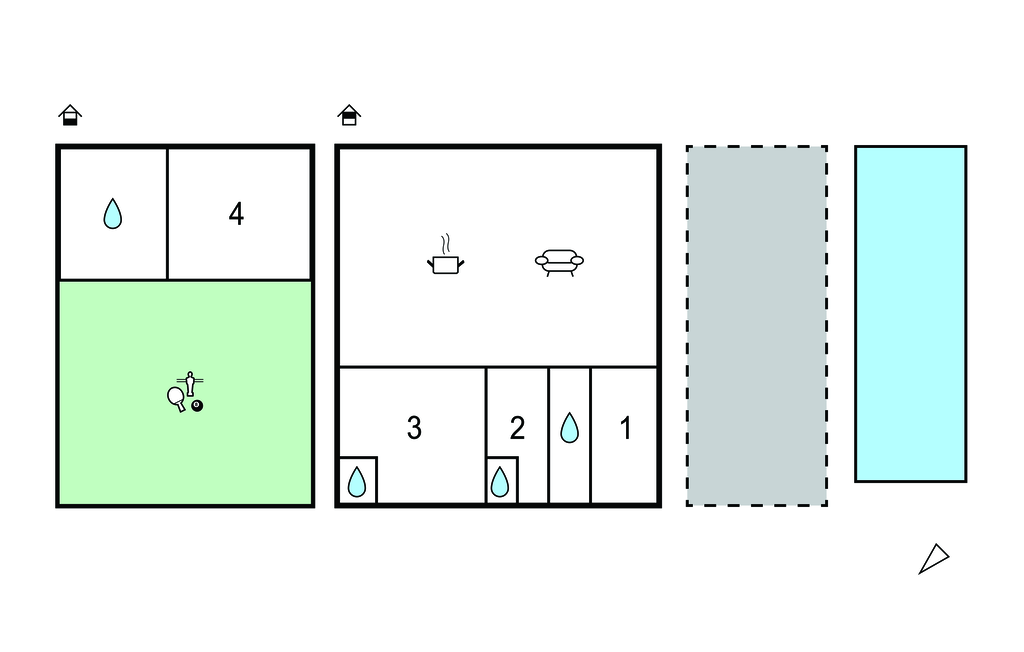 Feriehuse - Pag-Novalja , Kroatien - CKP992 
