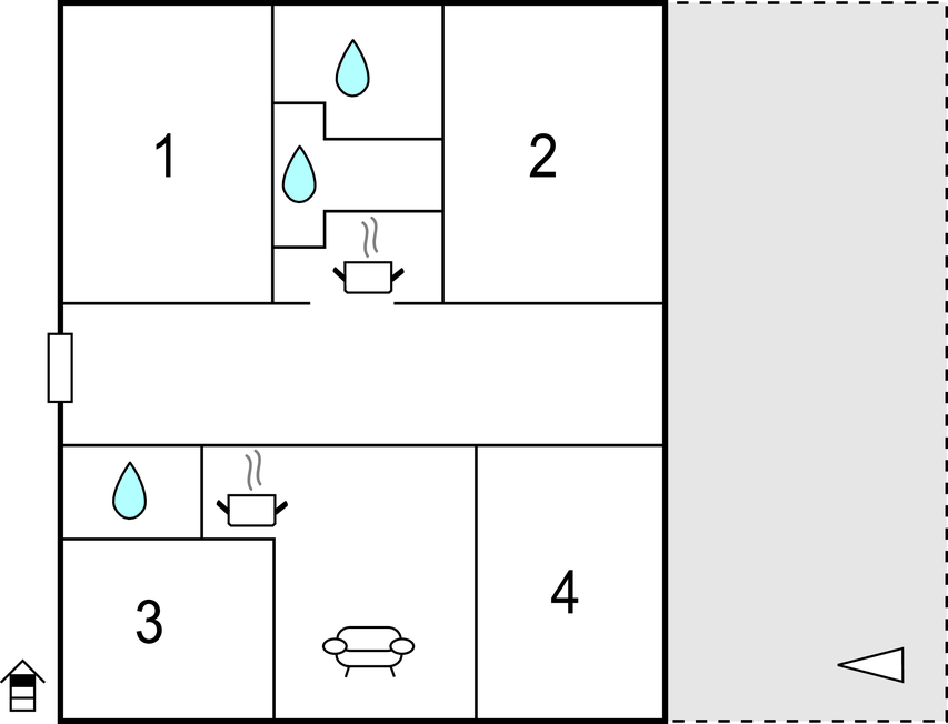 Ferieleilighet - Rab-Kampor , Kroatia - CKR306 