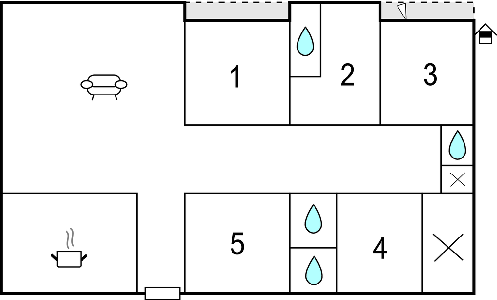 Ferienwohnung - Rab-Kampor , Kroatien - CKR316 