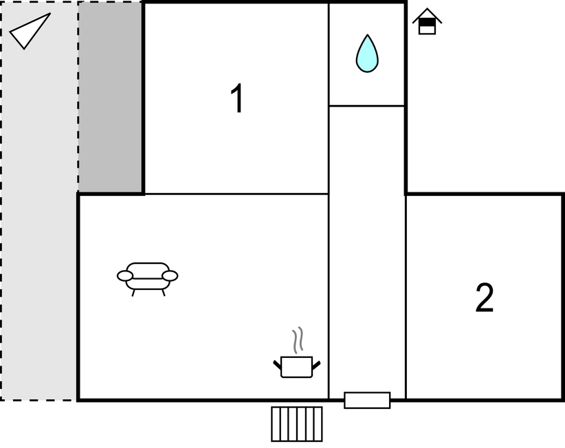 Lejlighed - Rab-Banjol , Kroatien - CKR494 