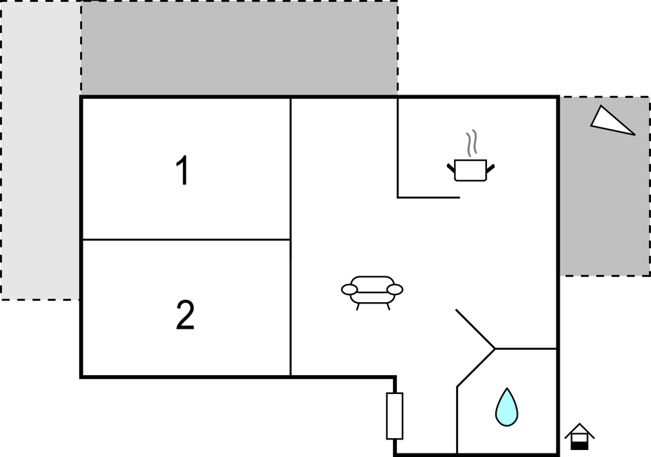 Lejlighed - Rab-Barbat , Kroatien - CKR544 