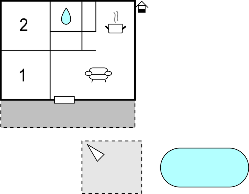 
Holiday rental - Rab-Barbat , Croatia - CKR587 