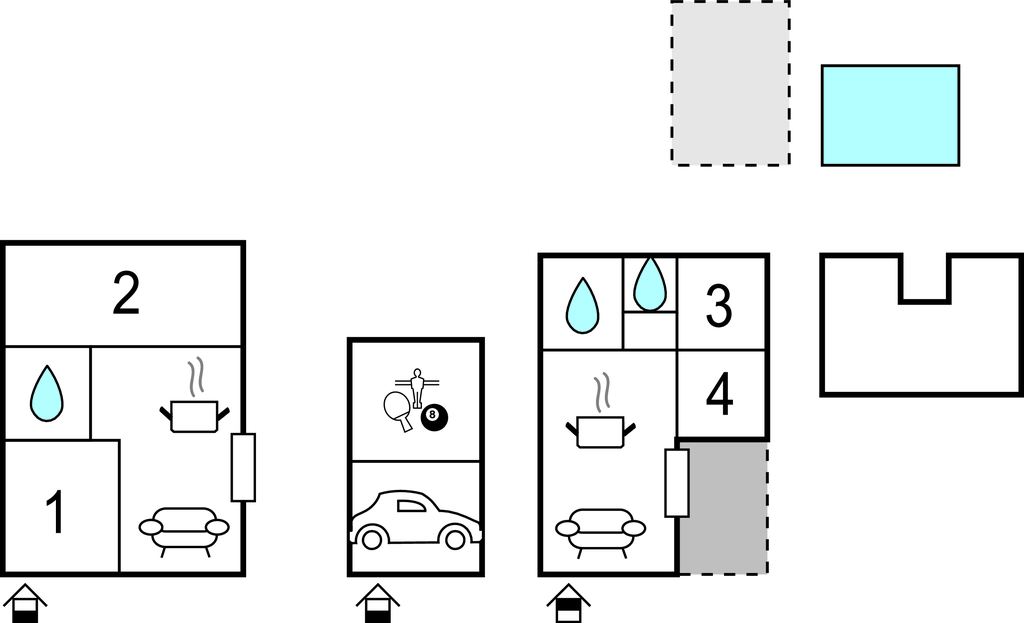 Feriehuse - Rab-Banjol , Kroatien - CKR626 