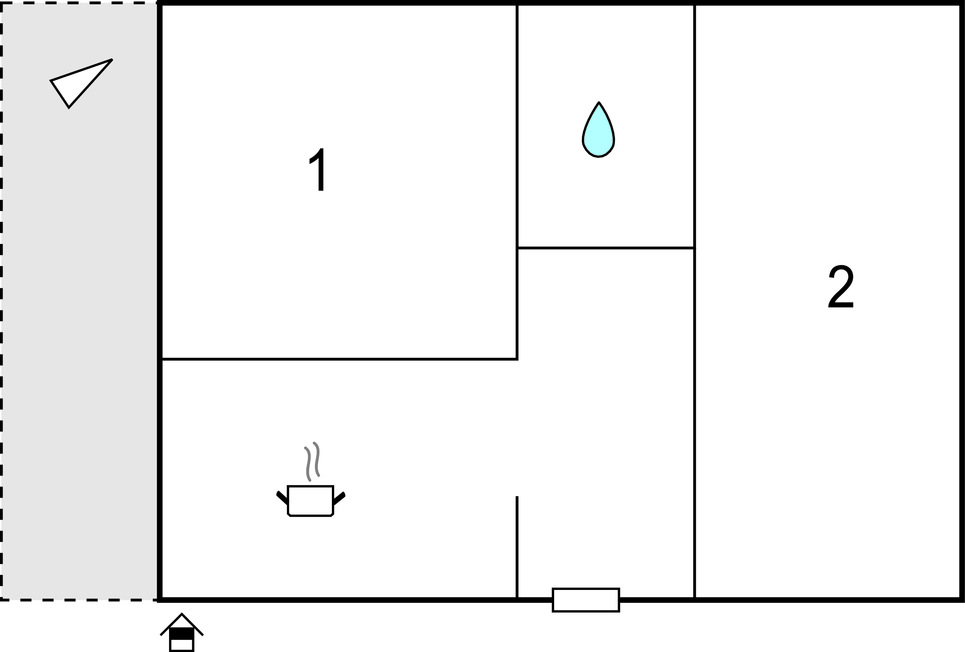 Lejlighed - Rab - Barbat , Kroatien - CKR696 