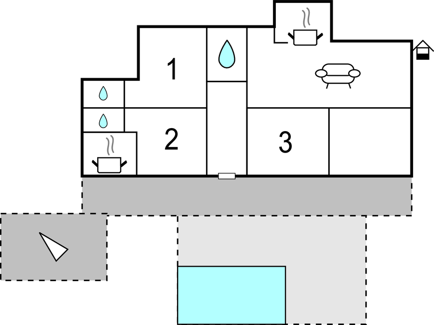 Feriehuse - Senj-Starigrad , Kroatien - CKV580 