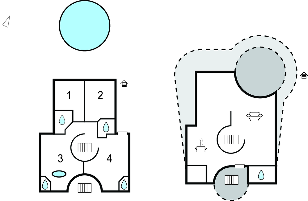 Feriehuse - Korcula-Gradina , Kroatien - CLD053 