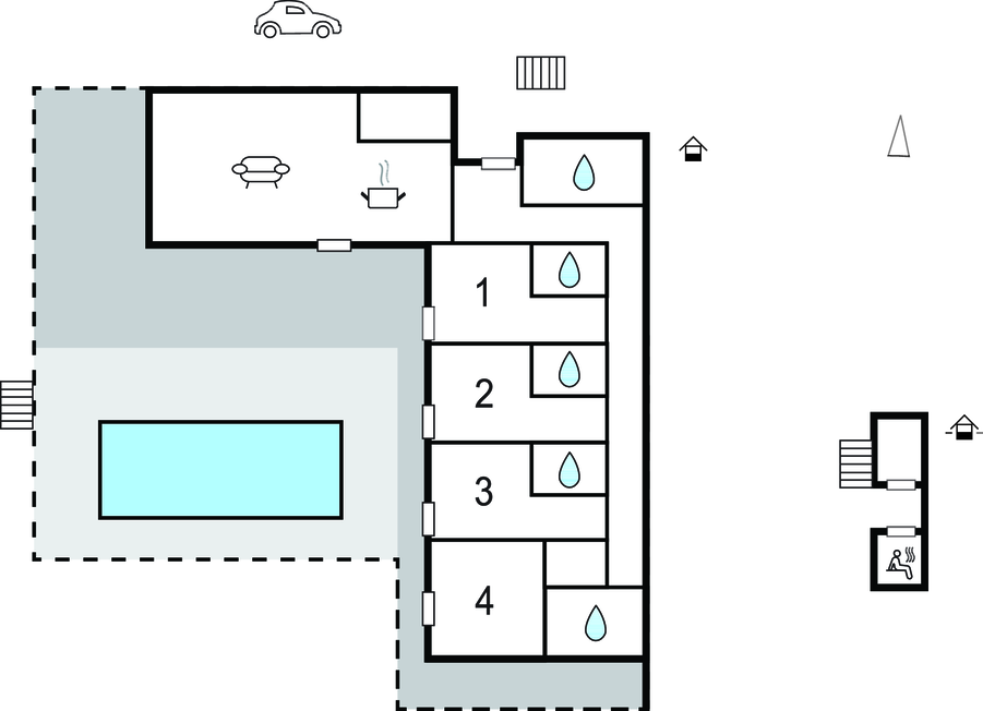 Feriehuse - Novigrad , Kroatien - CLI099 