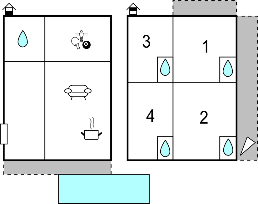 Feriehuse - Split-Podstrana , Kroatien - CSC276 