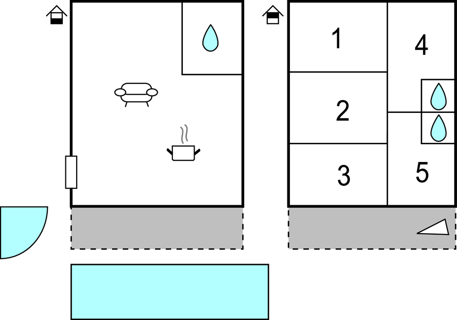 Feriehuse - Makarska - Sestanovac , Kroatien - CSC282 
