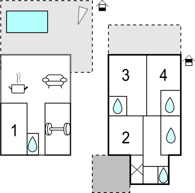 Ferienhaus - Ciovo-Okrug Gornji , Kroatien - CSC434 