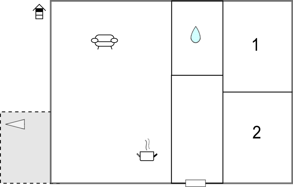 Lejlighed - Ciovo-Okrug Gornji , Kroatien - CSC511 