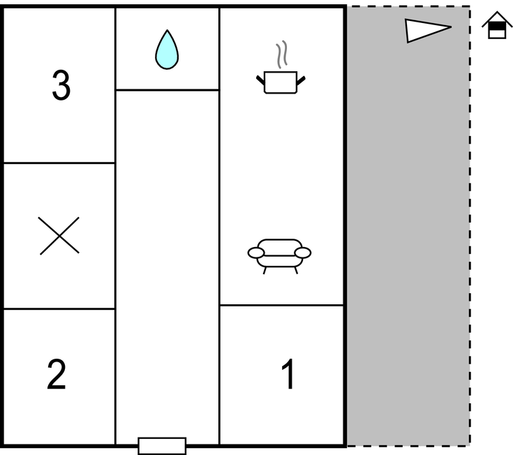 Lejlighed - Omis-Dugi Rat , Kroatien - CSC545 