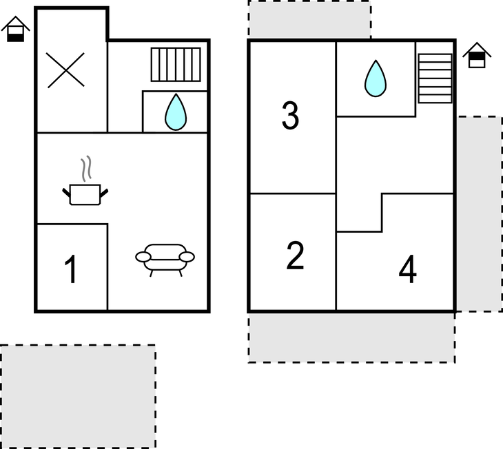 Feriehuse - Trogir-Kastel Novi , Kroatien - CSC442 
