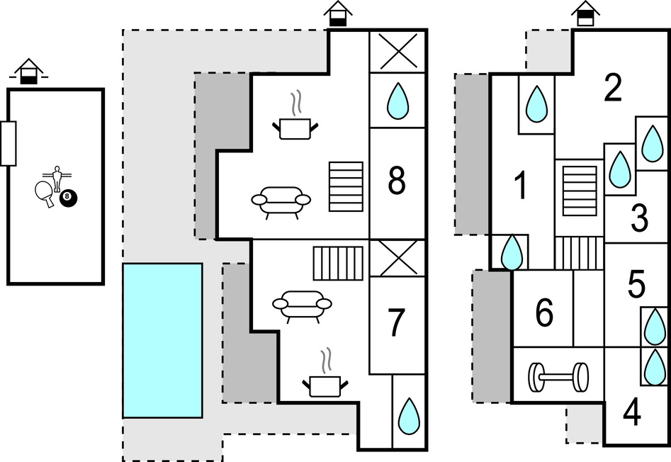 Ferienhaeuser - Makarska - Kamen Most , Kroatien - CSC560 