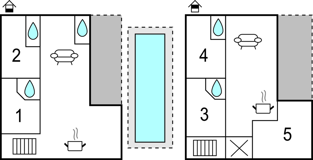 Feriehuse - Trogir-Kastel Stafilic , Kroatien - CSC586 