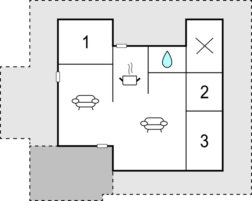 Semesterhus - Ebeltoft , Danmark - D01102 