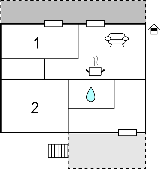 Lejlighed - Ebeltoft , Danmark - D02001 