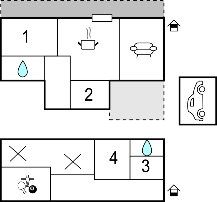 Feriehuse - Ebeltoft , Danmark - D02014 