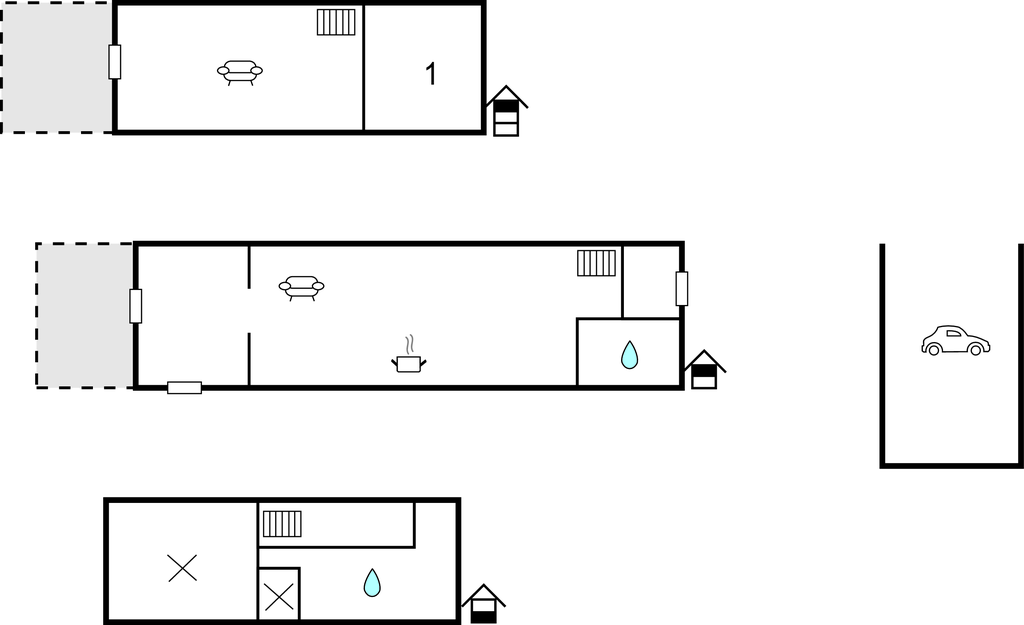 Feriehuse - Ebeltoft , Danmark - D02100 