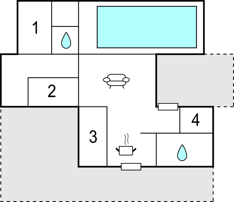 Ferienhaus - Øer Strand , Dänemark - D04016 