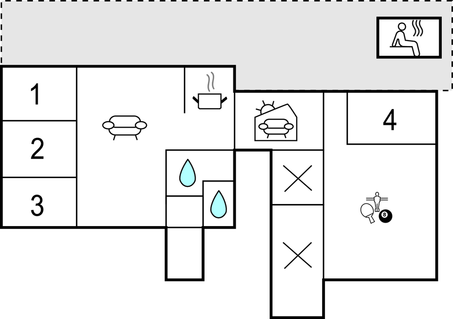 Ferienhaus - Øer Strand , Dänemark - D04057 