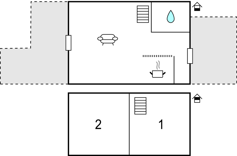 Ferienhaus - Øer Strand , Dänemark - D04252 