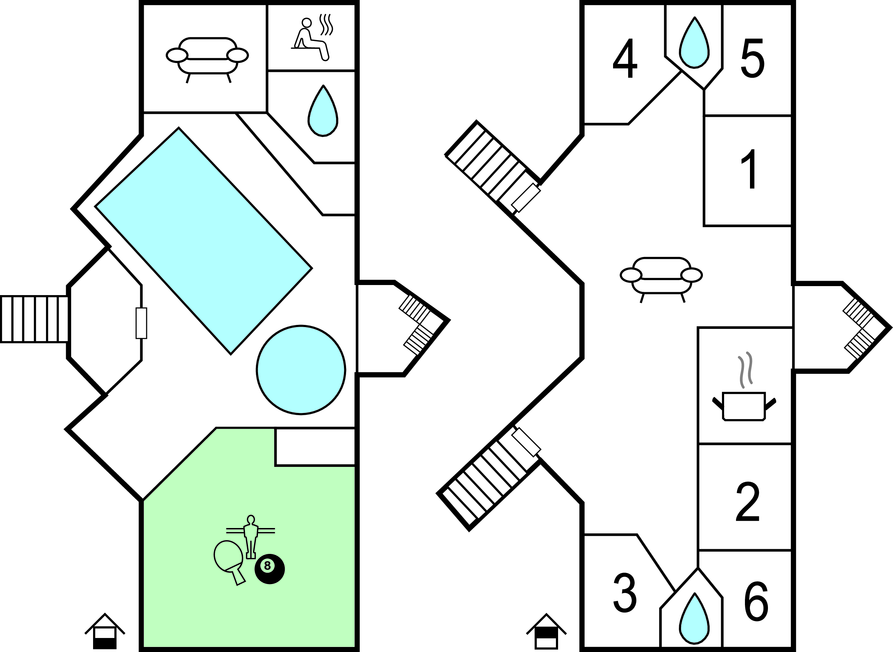 Ferienhaus - Øer Strand , Dänemark - D04304 