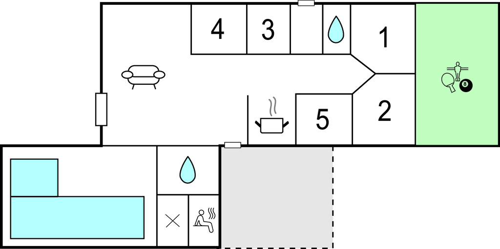Ferienhaus - Øer Strand , Dänemark - D04390 