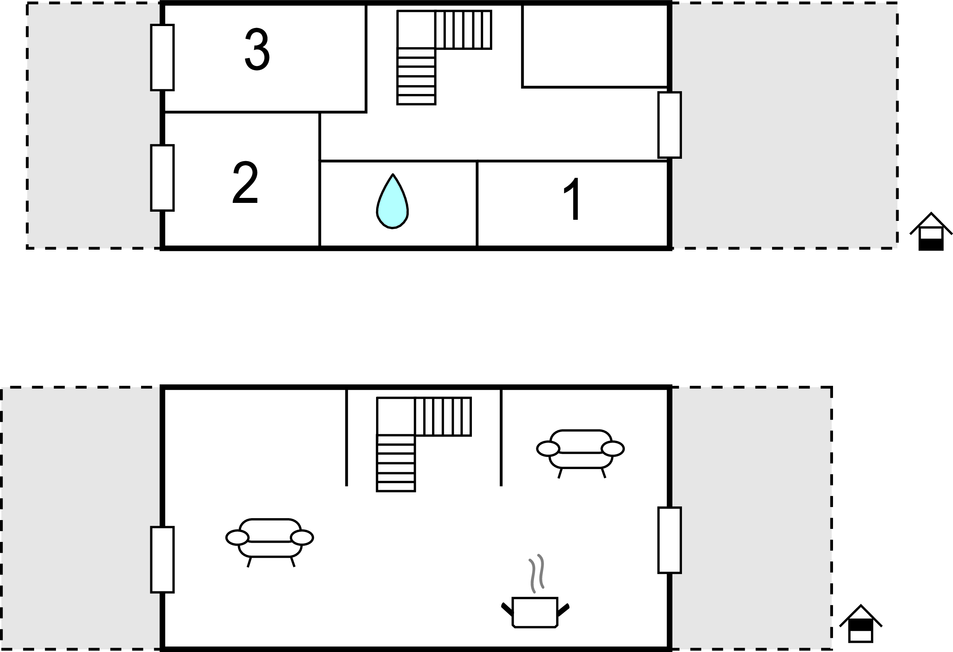Ferienhaus - Øer Strand , Dänemark - D04525 