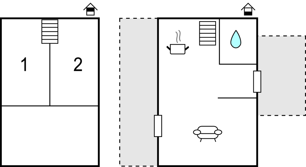 Feriehuse - Øer Strand , Danmark - D04617 