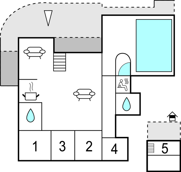 Ferienhaus - Øer Strand , Dänemark - D04990 