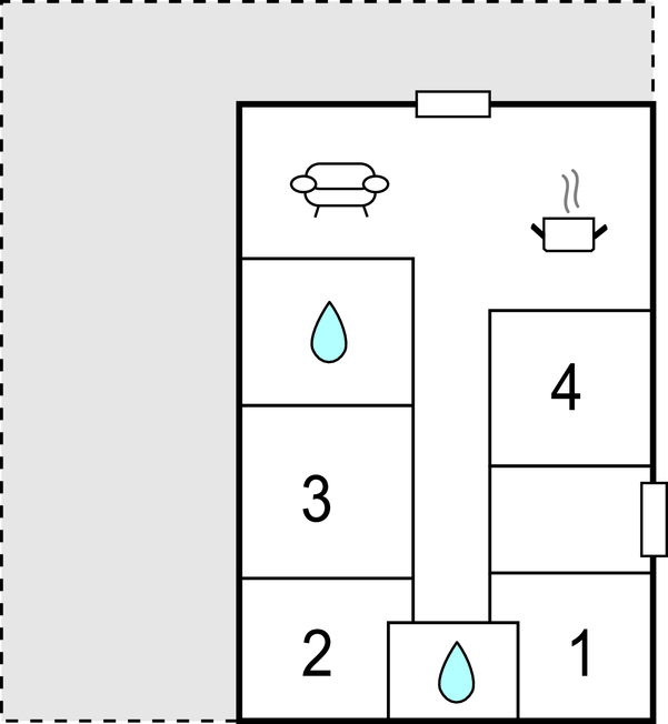 Feriehus - Øer Strand , Danmark - D04003 
