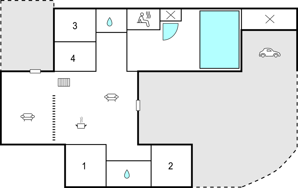 Ferienhaus - Øer Strand , Dänemark - D04040 