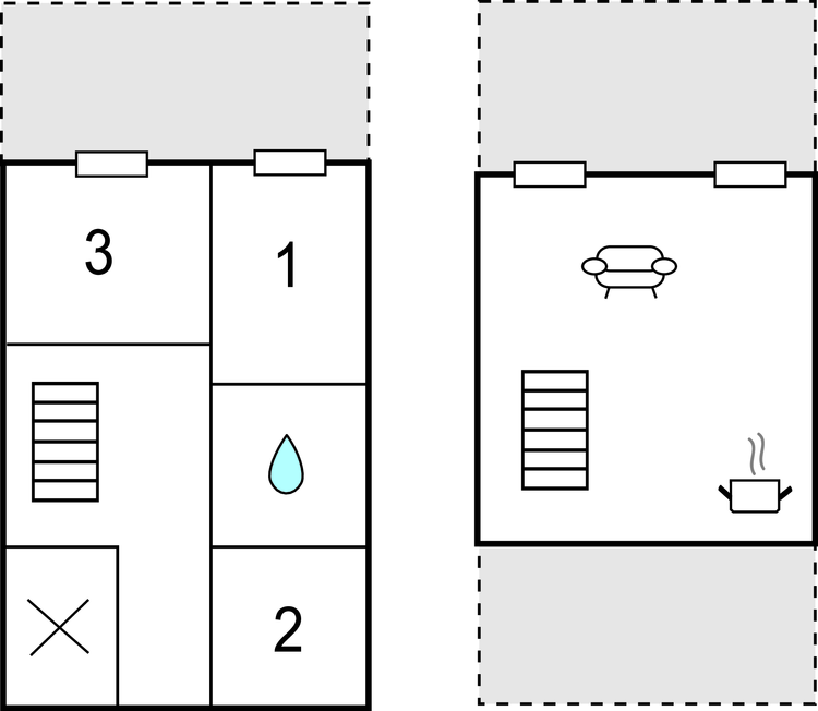 Feriehuse - Øer Strand , Danmark - D04327 
