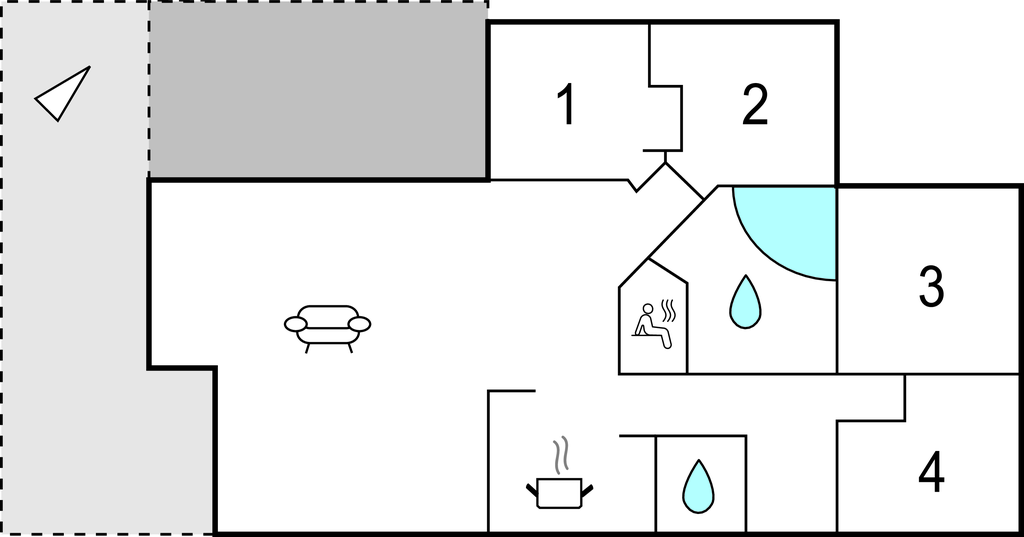 Ferienhaus - Øer Strand , Dänemark - D04594 