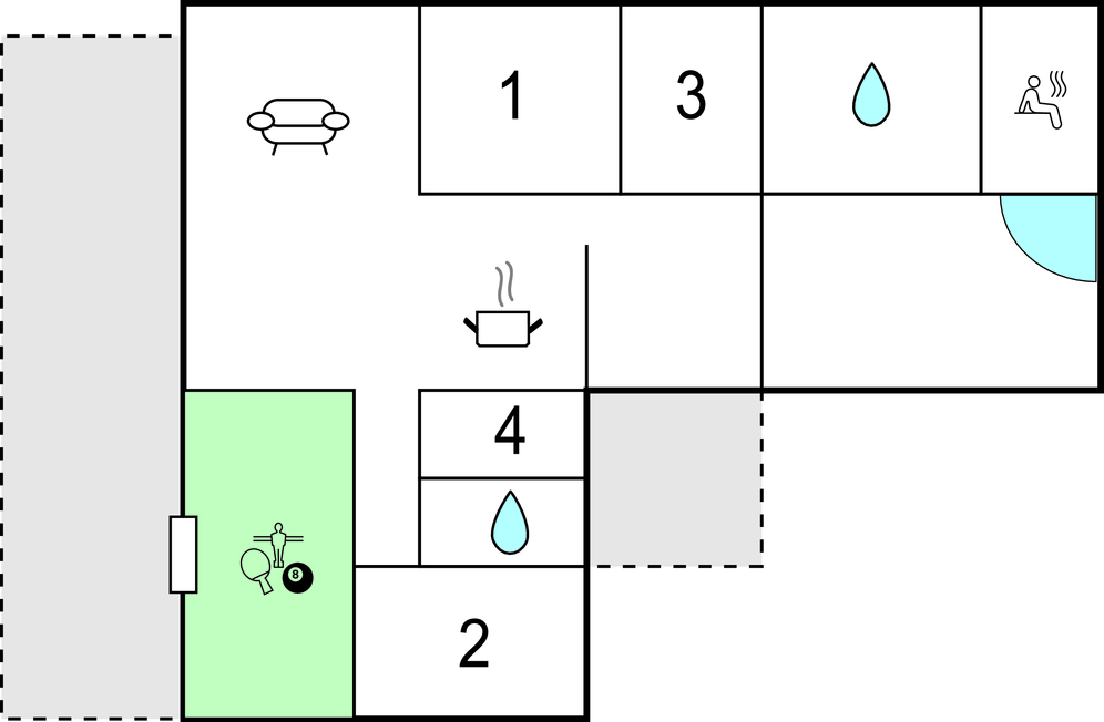 Ferienhaus - Øer Strand , Dänemark - D04704 