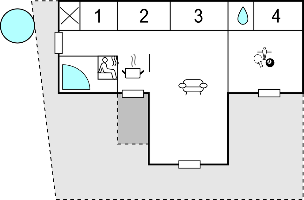 Feriehuse - Elsegårde Strand , Danmark - D05004 