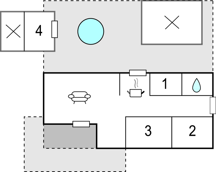 Ferienhaus - Elsegaarde Strand , Dänemark - D05010 