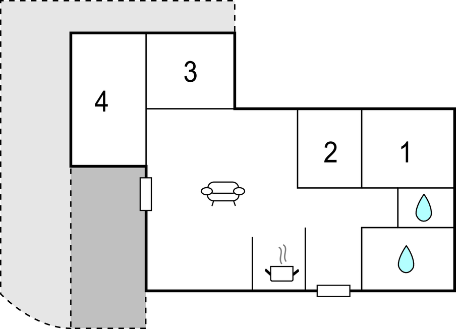 Feriehuse - Dråby Strand , Danmark - D07003 