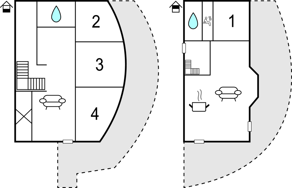 Feriehuse - Holme Strand , Danmark - D08008 