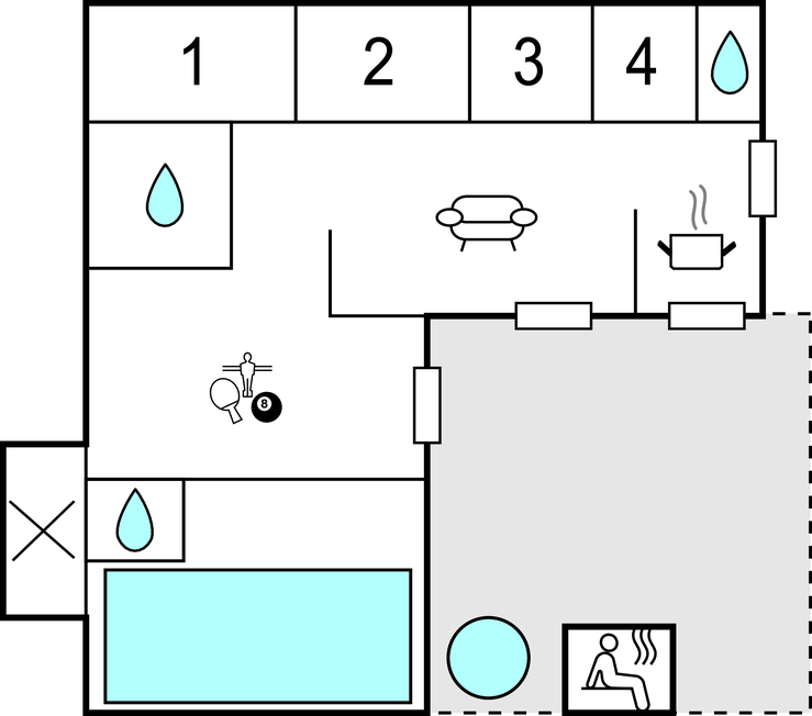 Feriehus - Boeslum Bakker , Danmark - D09007 