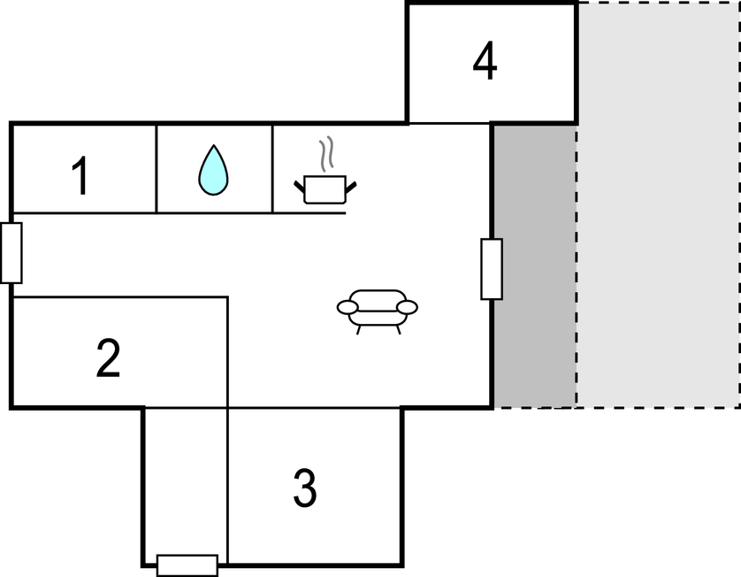 Feriehus - Dråby Strand , Danmark - D10006 