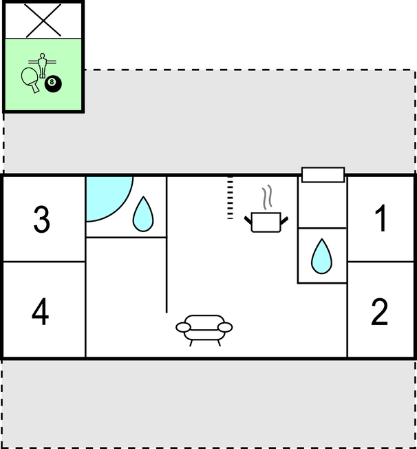 Feriehus - Dråby Strand , Danmark - D10061 