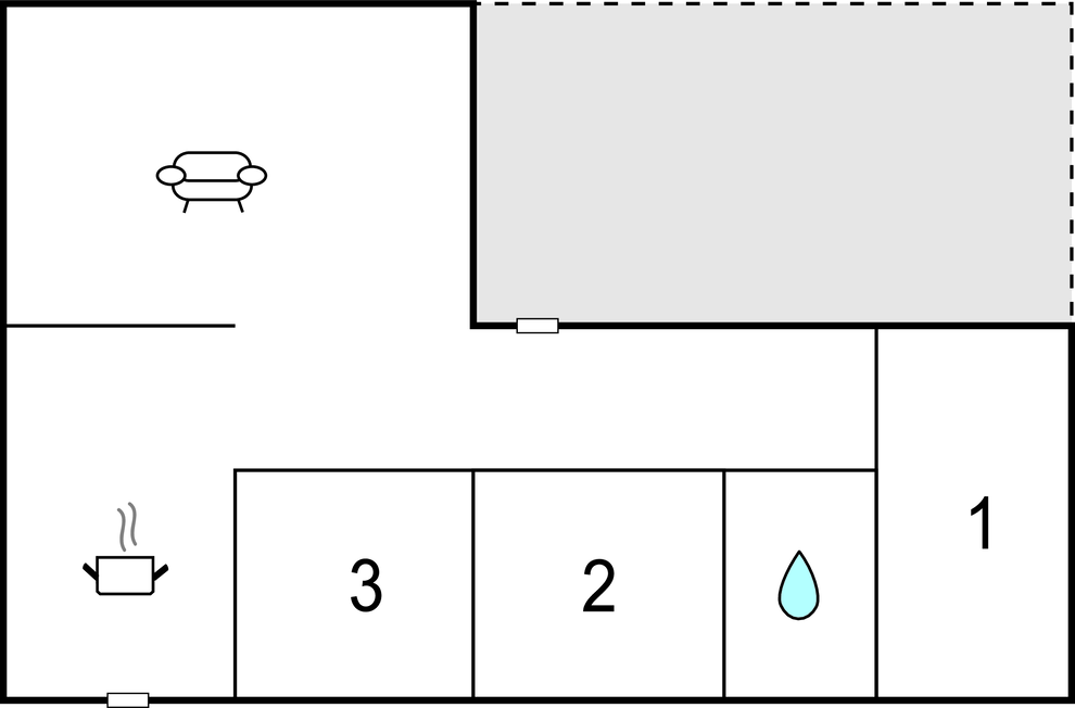 Feriehus - Dråby Strand , Danmark - D10107 