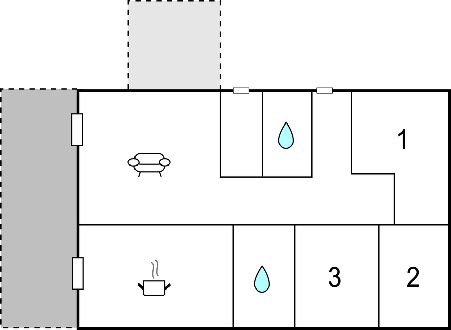 Feriehus - Dråby Strand , Danmark - D10246 