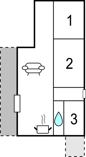 Semesterhus - Skovmose Strand , Danmark - D1033 