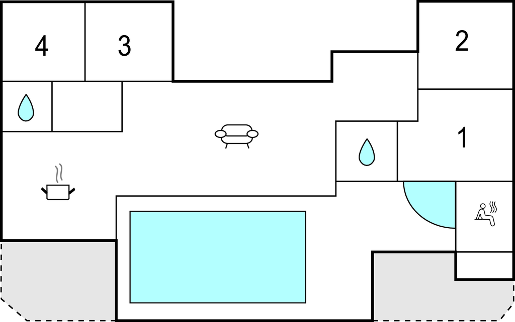 Feriehuse - Vibæk Strand , Danmark - D11117 