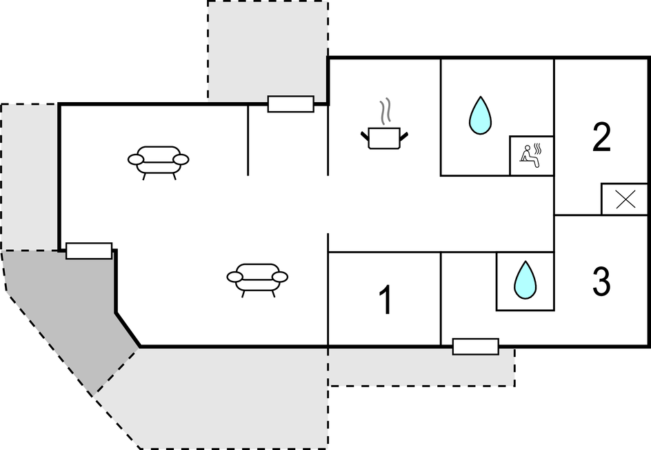 Feriehuse - Vibæk Strand , Danmark - D11675 