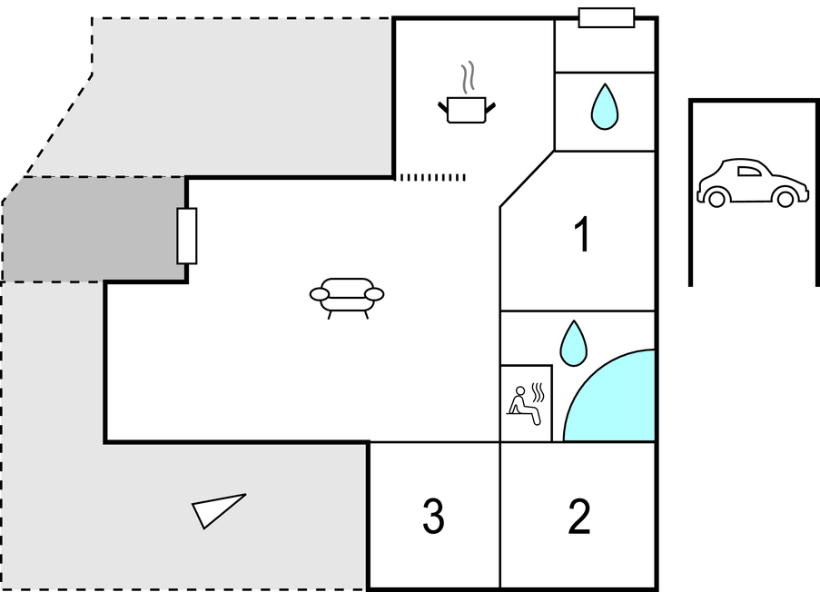 Semesterhus - Skovmose Strand , Danmark - D1122 
